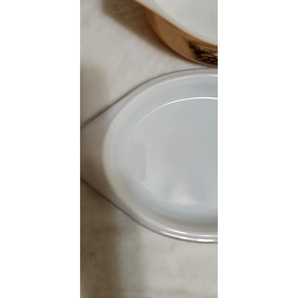 Pyrex Old Orchard Oven Safe Retro Vtg 1.5 Quart 043 Lidded Casserole Dish